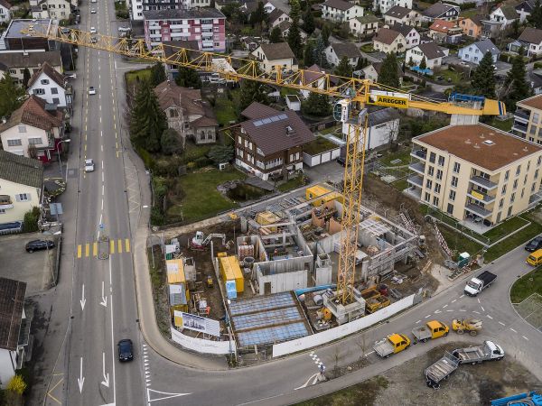 Oftringen, Aargau > Neubau MFH und Gewerbe Baslerstrasse