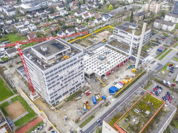 Muttenz, Basel > Rückbau + Schadstoffsanierung Sek-II-Campus Polyfeld, Etappe 1 – BBZ